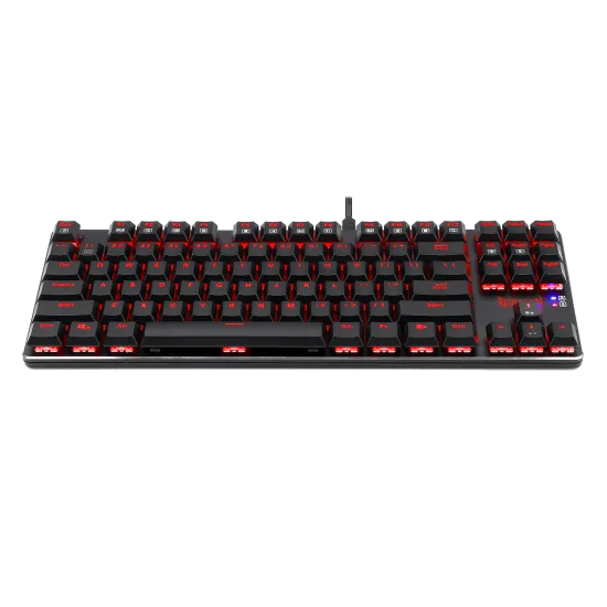 Redragon K590 Wireless RED LED Mechanical Gaming Keyboard Cherry RED Switch - Black