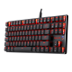 Redragon K590 Wireless RED LED Mechanical Gaming Keyboard Cherry RED Switch - Black