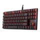 Redragon K590 Wireless RED LED Mechanical Gaming Keyboard Cherry RED Switch - Black
