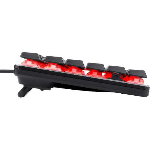 Redragon K590 Wireless RED LED Mechanical Gaming Keyboard Cherry RED Switch - Black