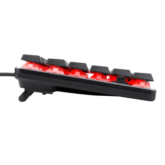 Redragon K590 Wireless RED LED Mechanical Gaming Keyboard Cherry RED Switch - Black