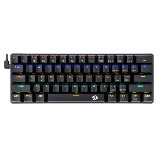 Redragon K613 Jax Rainbow Mechanical Gaming Keyboard BROWN Switch
