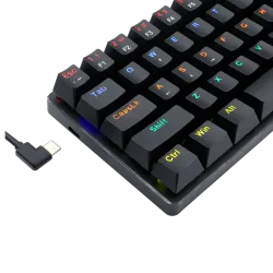 Redragon K613 Jax Rainbow Mechanical Gaming Keyboard BROWN Switch