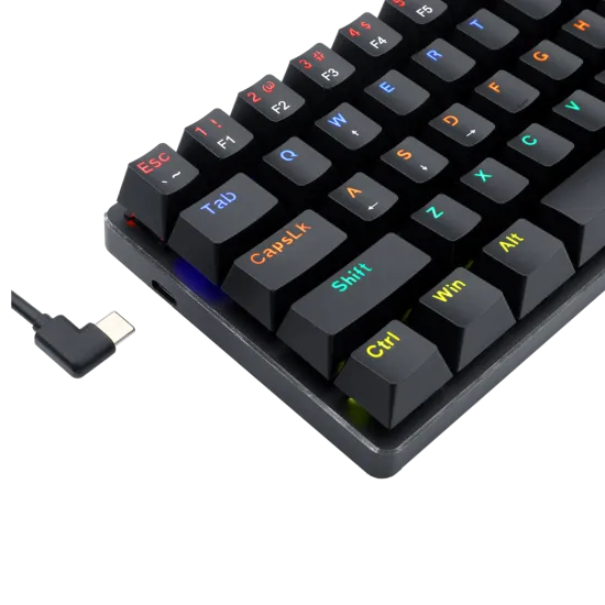 Redragon K613 Jax Rainbow Mechanical Gaming Keyboard BROWN Switch