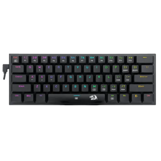 Redragon K614 PRO Anivia 60% RGB Wireless Gaming Keyboard Mechanical Red Switch Arabic English Black