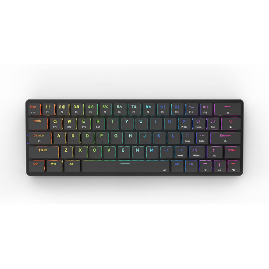 Redragon K624P-KBS 2.4G/Bluetooth/Wired 63 key Gaming Keyboard - Low-profile Blue Switch