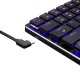 Redragon K624P-KBS 2.4G/Bluetooth/Wired 63 key Gaming Keyboard - Low-profile Blue Switch