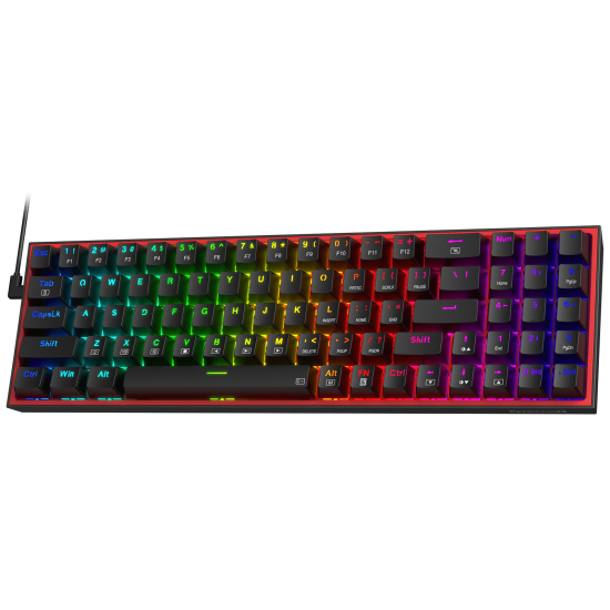 Redragon K628 Pollux 75% RGB Mechanical Gaming Keyboard RED Switch