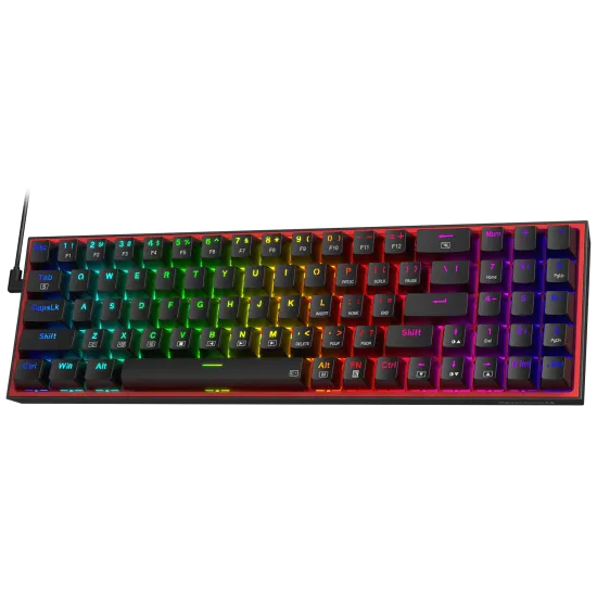 Redragon K628 Pollux 75% RGB Mechanical Gaming Keyboard RED Switch