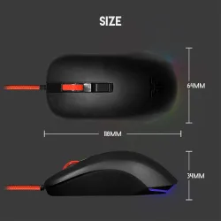 Fantech  Rhasta II G13 RGB Gaming Mouse