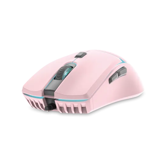 Fantech VX7 Crypto Sakura Pink 6400 DPI Gaming Mouse - Pink