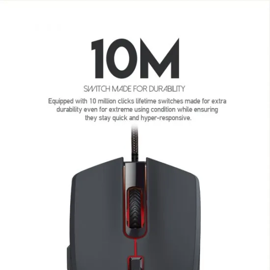 Fantech Crypto VX7 Wired Gaming Mouse 8000 DPI 6 Buttons White
