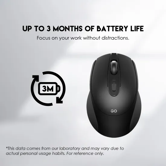 Fantech GO W191 Office Wireless Mouse - Black