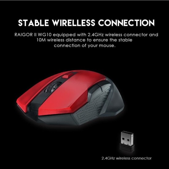 Fantech RAIGOR II WG10 Wireless 2.4GHZ PRO-Gaming Mouse - White