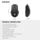 Fantech CRUISER WG11 Wireless 2.4GHZ PRO-Gaming Mouse  - Black