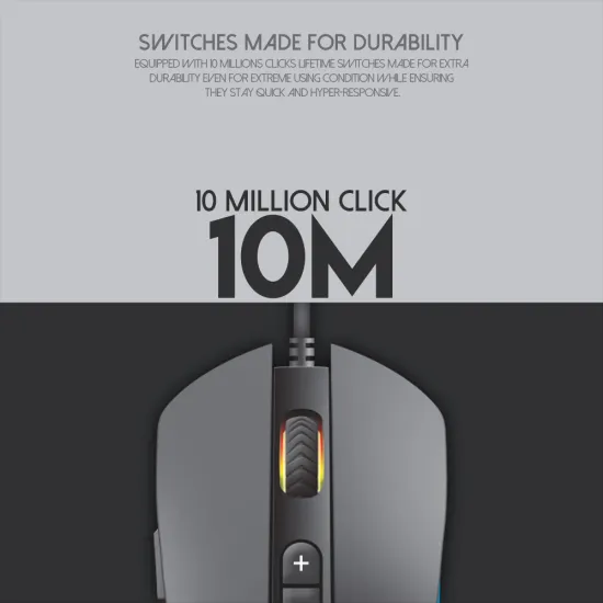Fantech THOR X9 Macro RGB Gaming Mouse - Black