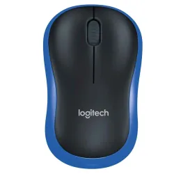 Logitech M185 Wireless Mouse - Blue