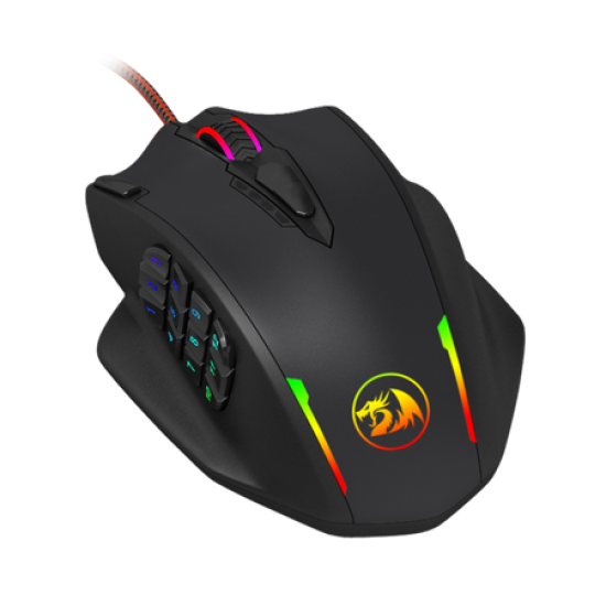 Redragon M908 IMPACT MMO RGB LED Wired Gaming Mouse