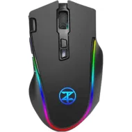 TechnoZone V 6 Wired Gaming Mouse RGB 12800 DPI 8 Buttons Black TechnoZone V 6 Wired Gaming Mouse RGB 12800 DPI 8 Buttons Black