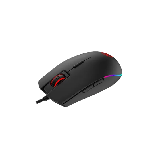 TechnoZone V 64 Wired Gaming Mouse RGB 10000 DPI 8 Buttons Black