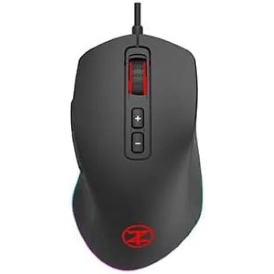 TechnoZone V 68 Wired Gaming Mouse RGB 10000 DPI 7 Buttons Black