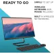 Lenovo IdeaCentre AIO3 All in One 23.8" Core i3 1115G4 4GB RAM 256GB SSD - Black