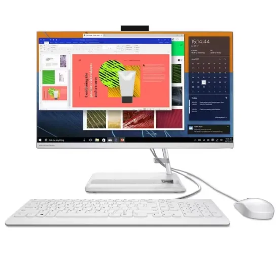 Lenovo IdeaCentre AIO3 All in One 23.8" Core i3 1115G4 4GB RAM 256GB SSD - White