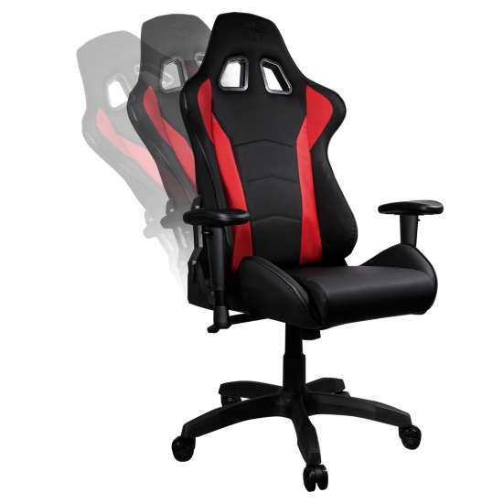 Cooler Master CALIBER R1 Gaming Chair - Black-Red