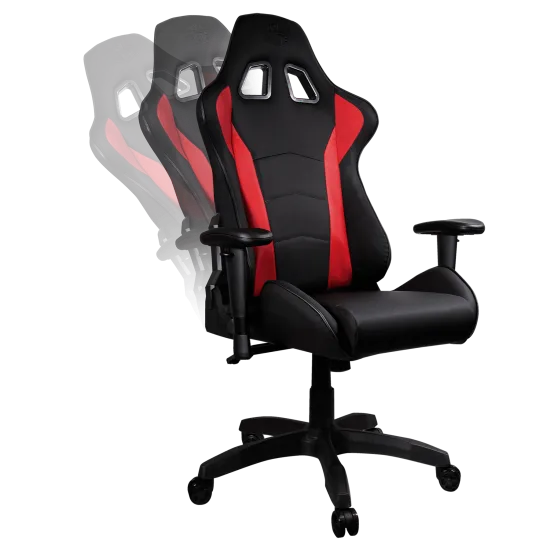 Cooler Master CALIBER R1 Gaming Chair - Black-Red