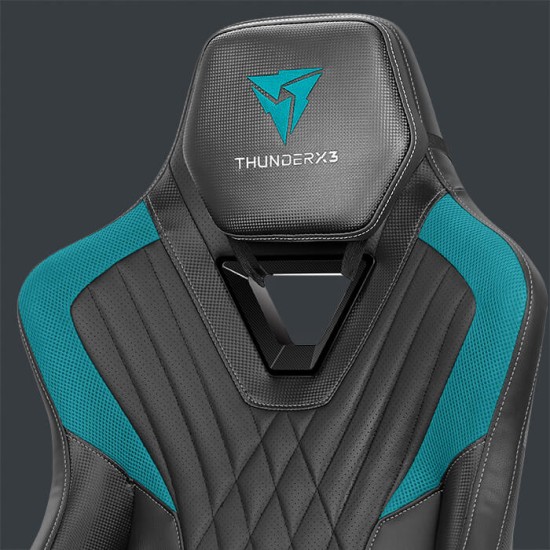 ThunderX3 DC3 Black-Cyan - Race-Cushion-V1 Gaming Chair