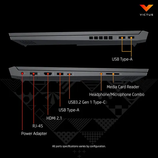 HP Victus 16-e0003ne Laptop, Ryzen 5 5600H, 512 GB NVMe, 8 GB RAM, GTX 1650 4GB