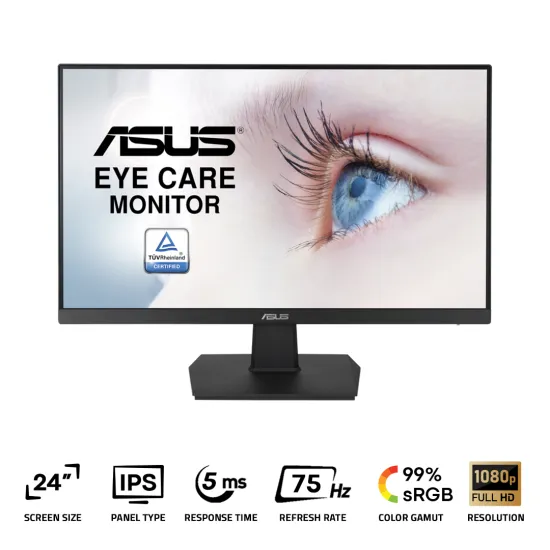 ASUS VA24EHE 24 inch 1080p IPS 75Hz 5ms