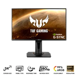 ASUS TUF Gaming VG259QM 24.5 inch IPS 1080p OC 280Hz (Above 240Hz) 1ms Gaming Monitor