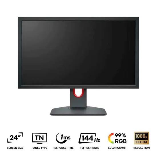 BenQ ZOWIE XL2411K 24 Inch TN 1080p 144Hz Esports Gaming Monitor Black