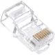 3 COM Modular Plug RJ-45 UTP Cat5 Gold Plated UTP - 100 Pieces