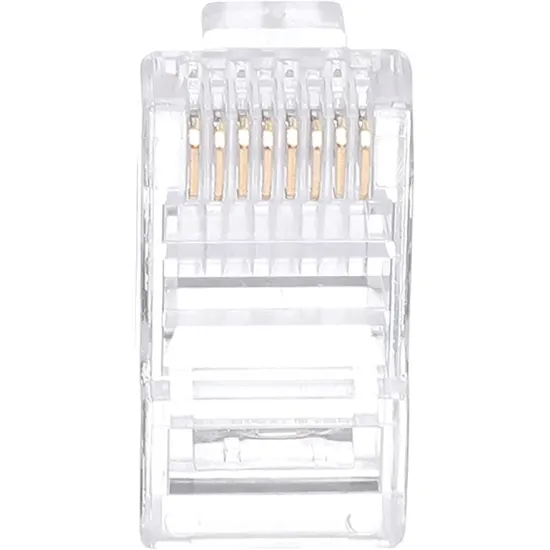 3 COM Modular Plug RJ-45 UTP Cat5 Gold Plated UTP - 100 Pieces