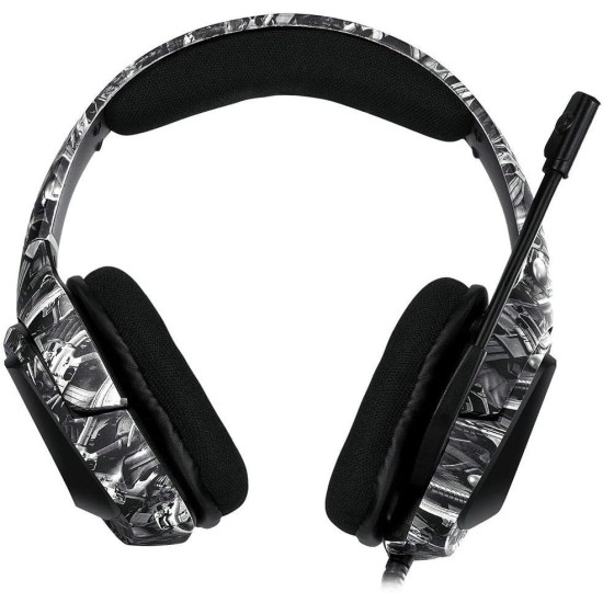 Onikuma K20 Camouflage RGB Light HighEnd Gaming Headset HD Surround Sound - White