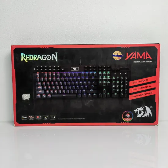 Redragon K550RGB-1 Yama RGB Illuminated Mechanical Gaming Keyboard RED Switch - Black