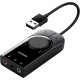 UGREEN USB External Stereo Sound Adapter 15cm Black -40964 (Open Box)