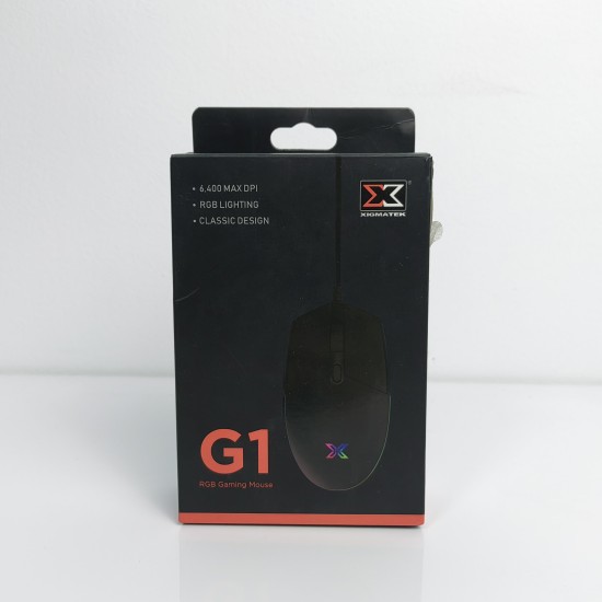 XIGMATEK G1 LIGHTING RGB wired gaming mouse (Open Box)
