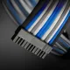 Antec PSU Sleeved Extension Cable Kit Blue-Grey- PSUSCB30-401-BG-WB