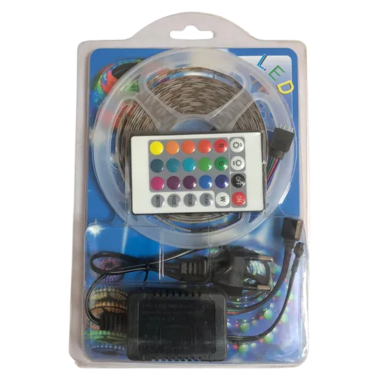 LIGHTING RGB LED Strip 3 Colors with Remote Control and power adapter - 3m