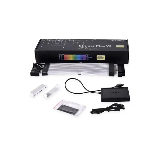 LIAN LI STRIMER PLUS 24 Pins V2 Addressable RGB Power Extension Cable