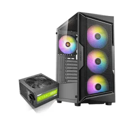 Antec AX61 Elite ARGB Case + PSU Antec Atom B650 