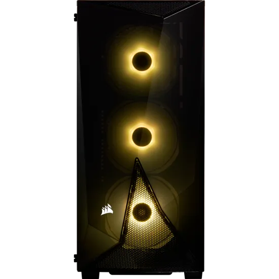 Corsair Carbide SPEC DELTA RGB Black ATX Mid-Tower Case + Corsair CV550 550W 80 Plus Bronze Power Su