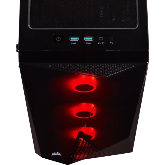 Corsair Carbide SPEC DELTA RGB Black ATX Mid-Tower Case + Corsair CV550 550W 80 Plus Bronze Power Su