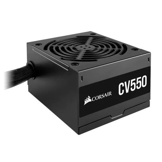 Corsair Carbide SPEC DELTA RGB Black ATX Mid-Tower Case + Corsair CV550 550W 80 Plus Bronze Power Su