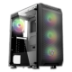 Fantech Aero CG80 RGB Mid Tower Case - Black + T-Dagger T-TPS201 600W Power Supply