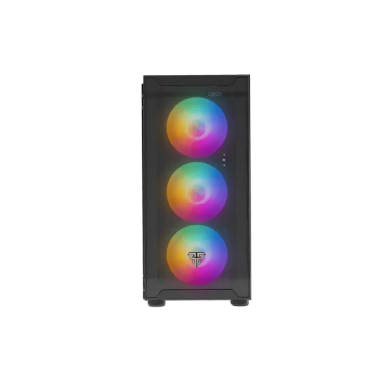Fantech Aero CG80 RGB Mid Tower Case - Space Edition White  + T-Dagger T-TPS201 600W Power Supply