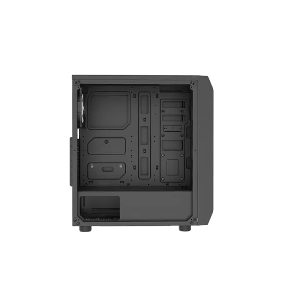 Fantech Aero CG80 RGB Mid Tower Case - Space Edition White  + T-Dagger T-TPS201 600W Power Supply